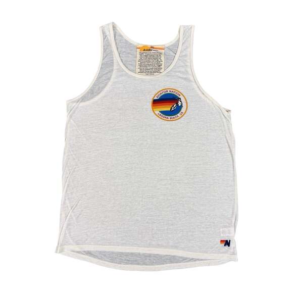 Aviator Nation Other - Aviator Nation Laguna Beach CA Graphic Print Tank Top Scoop Neck White XXL